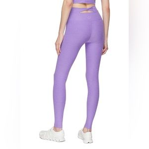 Beyond Yoga Spacedye Spin Out Legging in Bright Amethyst Heather, Size Medium